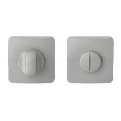 Paire de rosaces carrées  conda MOOD sans voyant (CR), C04 Sylver