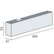 Corps seul  ferme-porte EXS 610 B, force 5-6, argent