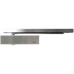 Ferme-porte EXS 410, capot 3 côtés inox, force 1-4, glissière inox