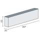 Corps seul ferme-porte EXS 620 force 2-5 argent