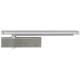 Ferme-porte EXS 500 bras compas, capot 3 côtés inox, force 2-6 argent