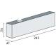 Corps seul ferme-porte EXS 510 B, force 1-4, argent