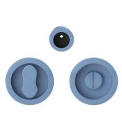 Cuvette encastrée MOOD ONE ronde Ø 57 mm sans serrure ,C06 Bleu océan