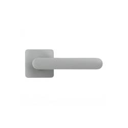 Paire de béquille MOOD ONE Q sur rosace carrées C04 Silver