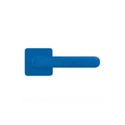Paire de béquille MOOD ONE Q sur rosace carrées C12 bleu capri