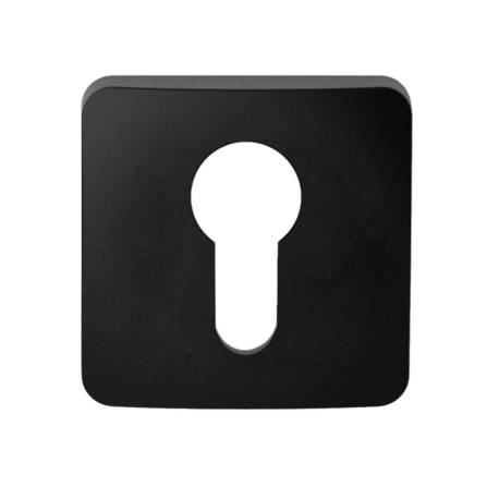 Paire de rosaces carrées MOOD clé I (CR),C03 noir