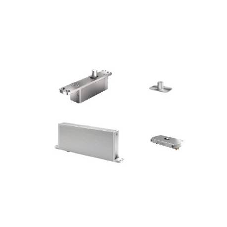 Ensemble pivot Système M réf. STM70-B/TP70  avec plaque rectangulaire inox