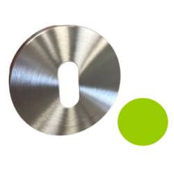 Paire de rosaces rondes MOOD ONE/DUE clé L (BC),C11 vert citron