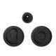 Cuvette encastrée MOOD ONE ronde Ø 57 mm sans serrure ,C03 Noir