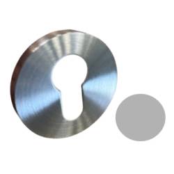 Paire de rosaces rondes MOOD ONE/DUE clé I (BC),C04 Silver