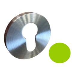 Paire de rosaces rondes MOOD ONE/DUE clé I (BC),C11 vert citron