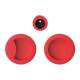 Cuvette encastrée MOOD ONE ronde Ø 57 mm,C07 Rouge framboise