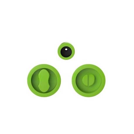 Cuvette encastrée MOOD ONE ronde Ø 57 mm sans serrure ,C11 Vert citron