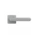 Paire de béquille MOOD ONE Q sur rosace carrées C04 Silver