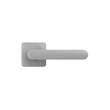Paire de béquille MOOD ONE Q sur rosace carrées C04 Silver