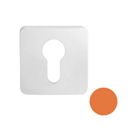 Paire de rosaces carrées MOOD clé I (CR),C08 orange sunset