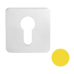 Paire de rosaces carrées MOOD clé I (CR),C09 jaune citron