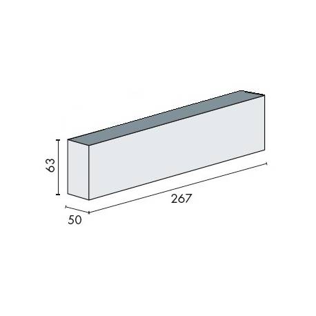 Corps seul ferme-porte EXS 620 force 2-5 argent