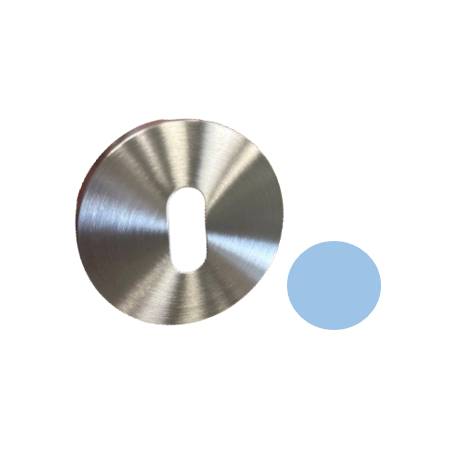 Paire de rosaces rondes MOOD ONE/DUE clé L (BC),C06 bleu océan