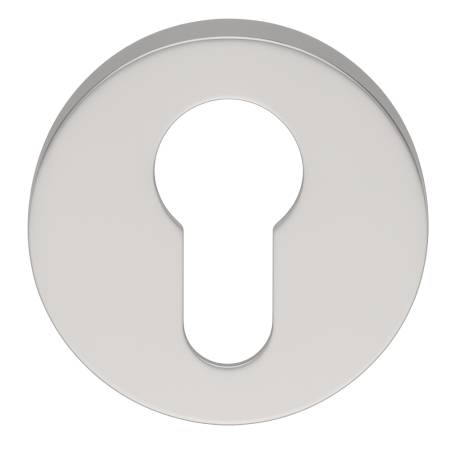 Paire de rosaces rondes MOOD ONE/DUE clé I (BC),C04 Silver