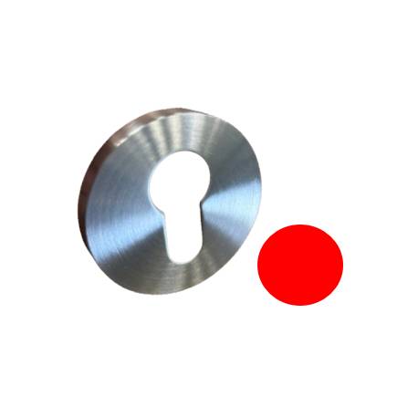 Paire de rosaces rondes MOOD ONE/DUE clé I (BC),C07 rouge framboise