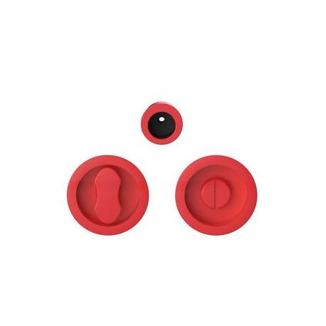 Cuvette encastrée MOOD ONE ronde Ø 57 mm sans serrure ,C07 Rouge framboise