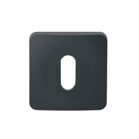 Paire de rosaces carrées MOOD ONE/DUE clé L (CR),C05 Titan