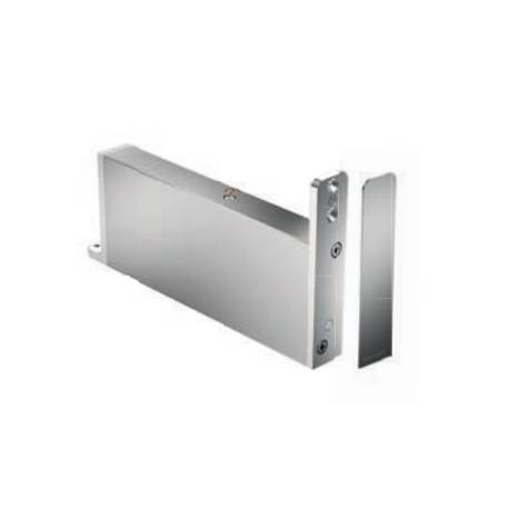 Ensemble pivot Système M réf. STM40-AA/TP40  avec plaque rectangulaire inox