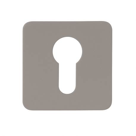 Paire de rosaces carrées MOOD ONE/DUE clé I (CR),C04 Silver