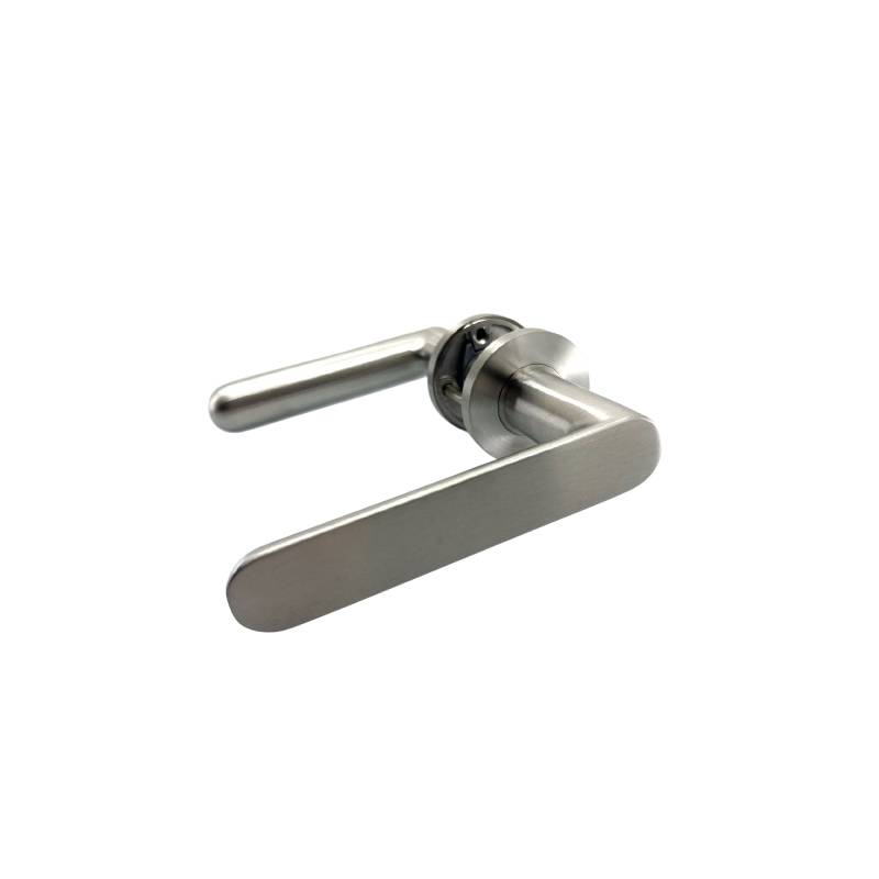 Pr. de béq. sur rosaces rondes à visser, Project 13 Inox brossé 304