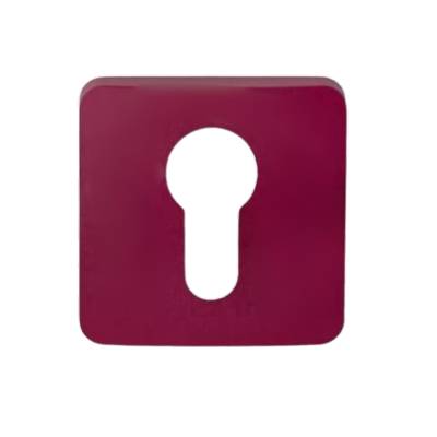 Paire de rosaces carrées MOOD ONE/DUE clé I (CR),C10 Violet