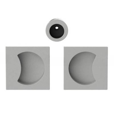 Cuvette encastrée MOOD Q carré  57 mm, C04 Silver