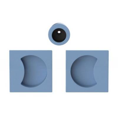 Cuvette encastrée MOOD Q carré 57 mm,C06 Bleu océan