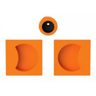 Cuvette encastrée MOOD Q carré 57 mm,C08 Orange sunset