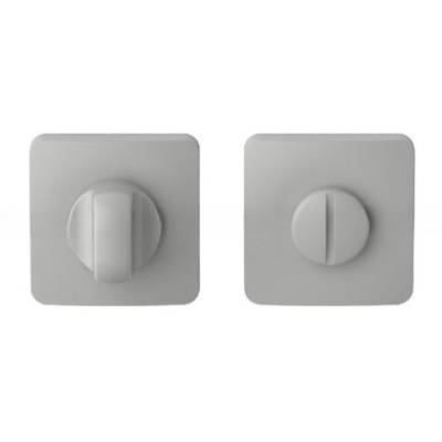 Paire de rosaces carrées conda MOOD ONE Q sans voyant (CR), C04 Silver