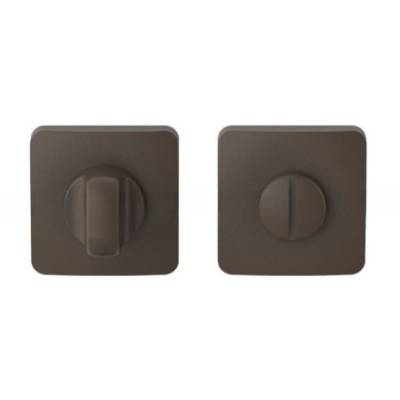 Paire de rosaces carrées conda MOOD ONE Q sans voyant (CR), C02 bronze