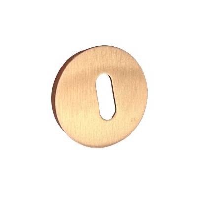 Paire de rosaces rondes clé L (BCF), vintage mat