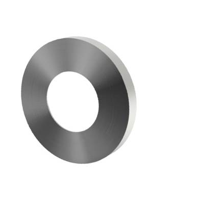 Unité de rosace gaine technique (trou de 16 mm) série Project, inox brossé 304