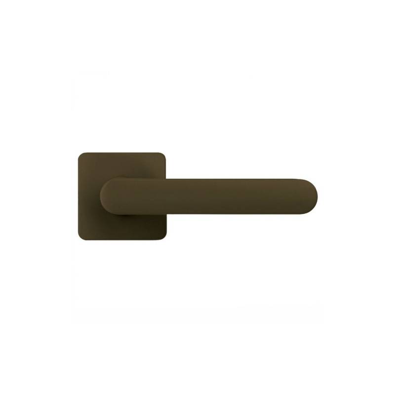 Paire de béquille MOOD ONE Q sur rosace carrées C02 bronze