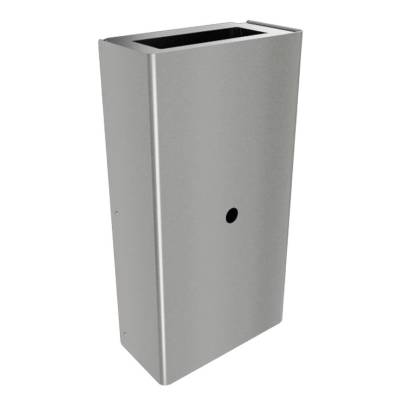 Distributeur mural papier essuie-mains, inox brossé 316