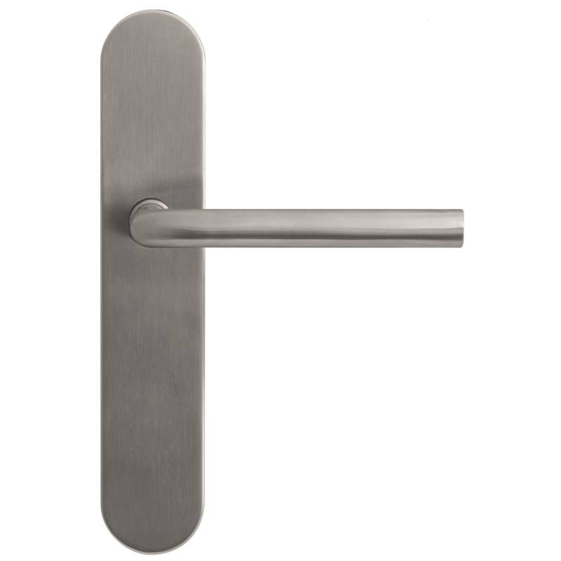 Paire de béquilles sur plaque LOGINOX L 16 mm fonction BDC, inox brossé 304