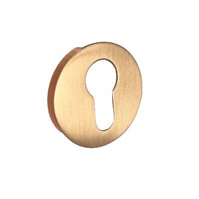 Paire de rosaces rondes clé I (BCF), vintage mat