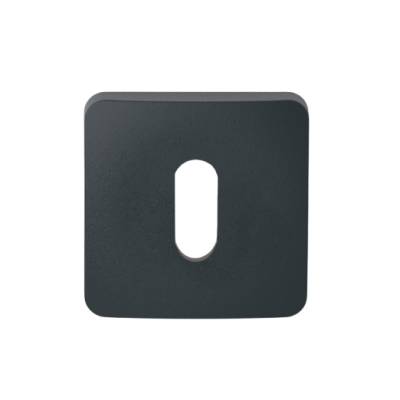 Paire de rosaces carrées MOOD ONE/DUE clé L (CR),C05 Titan