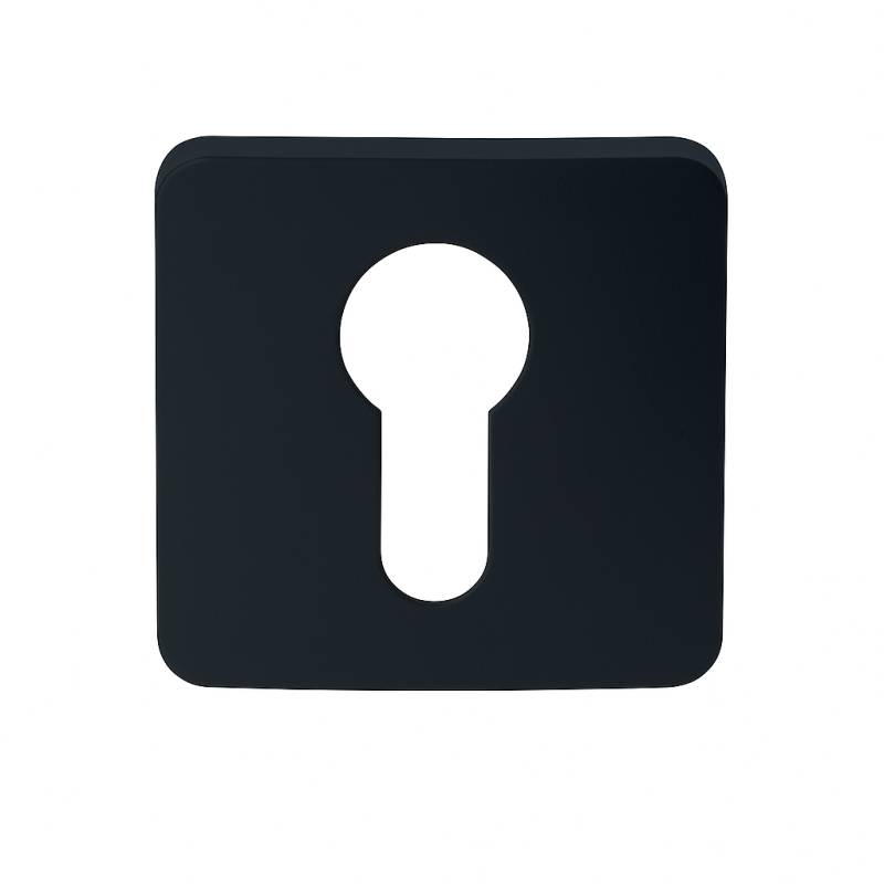 Paire de rosaces carrées MOOD ONE/DUE clé I (CR),C05 Titan