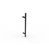 Unité poignée de tirage T "Modèle 51" diam.19 mm long:300 EA:200 noir mat
