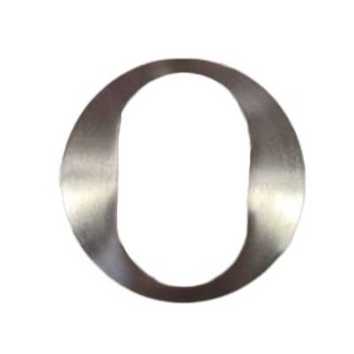 Unité de rosace ronde décorative D.60*2 mm,  pour protecteur de cyl A2P** inox