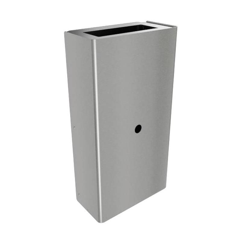 Distributeur mural papier essuie-mains, inox brossé 316