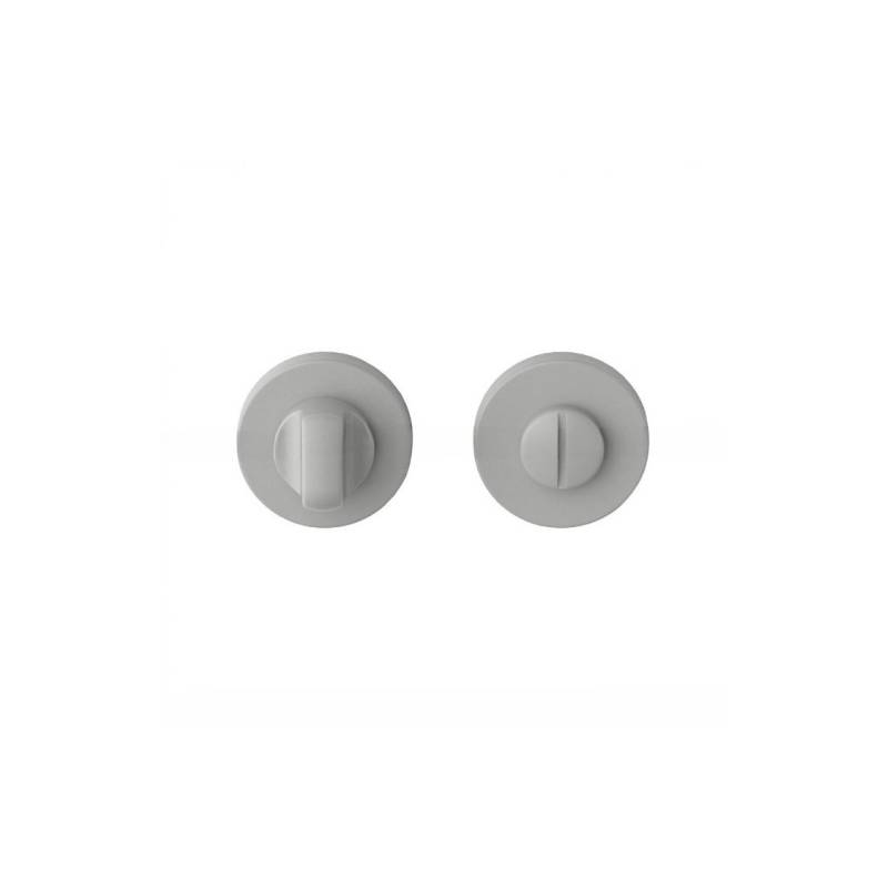 Paire de rosaces rondes conda sans voyant (BC), MOOD ONE C04 Silver