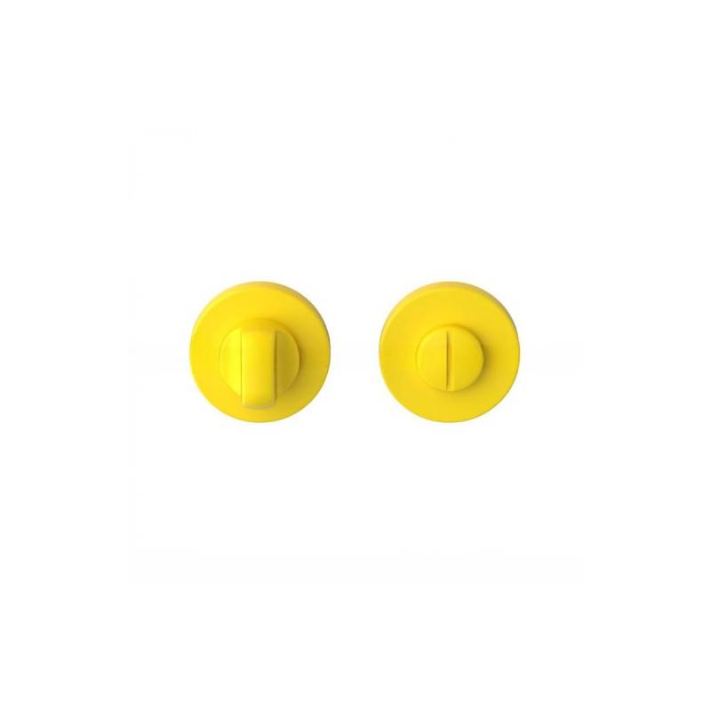 Paire de rosaces rondes MOOD ONE conda sans voyant (BC), C09 jaune citron