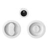 Cuvette encastrée MOOD ONE ronde Ø 57 mm sans serrure ,C01 Blanc